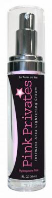 Pink Privates Lightening Cream 1Oz - Click Image to Close