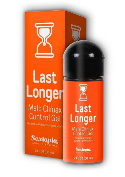 Last Longer Male Climax Control Gel 2.3 Oz Bottle