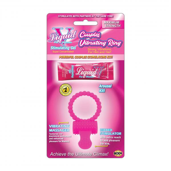 Liquid V Couples Vibrating Ring Kit - Click Image to Close