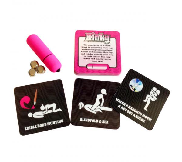 Kinky Vibrations Game with Bullet Vibrator - Click Image to Close