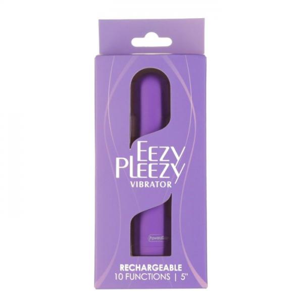 Powerbullet Eezy Pleezy 5 In Vibe Rechargeable Purple - Click Image to Close