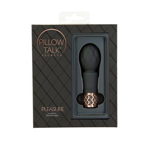 Pillow Talk Secrets Pleasure Wand Black - Click Image to Close