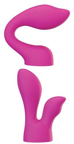 Palm Sensual Accessories 2 Silicone Heads - Click Image to Close