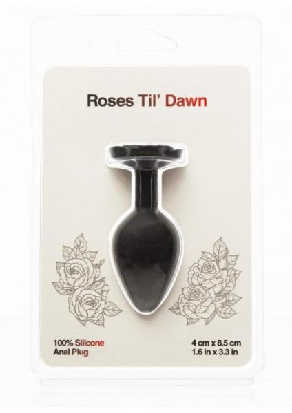 Roses Til Dawn Silicone Anal Plug Medium - Click Image to Close