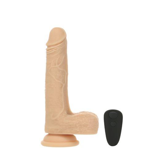 Naked Addiction 7.5 The Freak Vibrating Rotating & Thrusting Dong Vanilla"