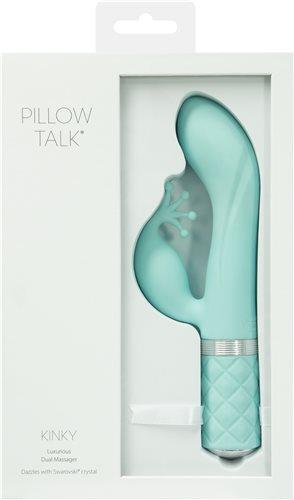 Pillow Talk Kinky Clitoral W/ Swarovski Crystal Teal