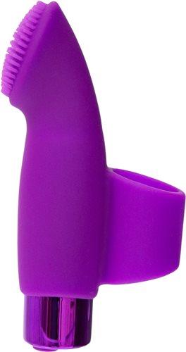 Naughty Nubbies Purple Finger Vibrator - Click Image to Close