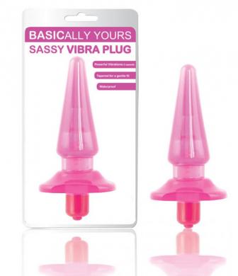 Sassy Vibra Anal Plug Pink