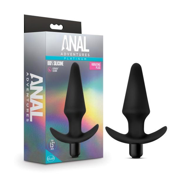 Anal Adventures Vibrating Plug Black - Click Image to Close