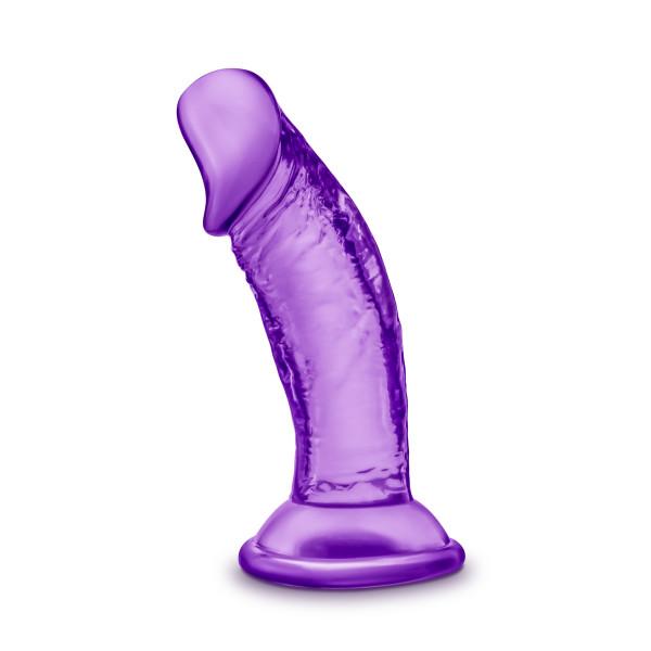 Sweet N Small 4 inches Dildo Suction Cup Purple - Click Image to Close