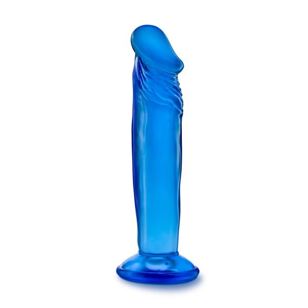 Sweet N Small 6 inches Dildo with Suction Cup Blue - Click Image to Close