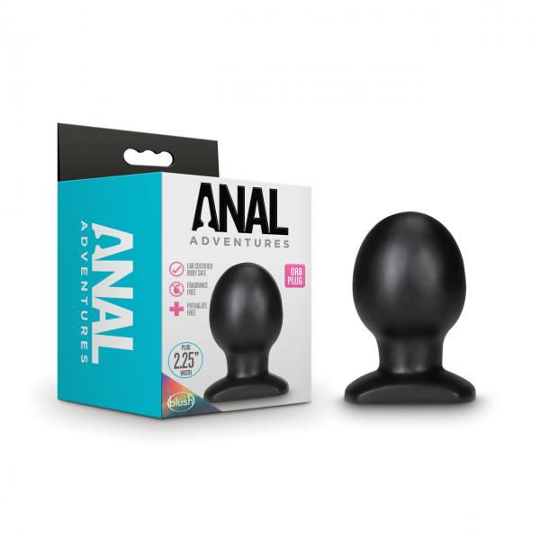 Anal Adventures Orb Plug Black