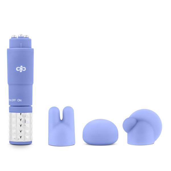 Revitalize Massage Kit with 3 Silicone Attachments Purple - Click Image to Close