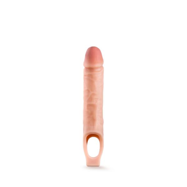 Performance 10 inches Cock Sheath Penis Extender Beige - Click Image to Close