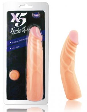 X5 7in Dildo W/Flexible Spine