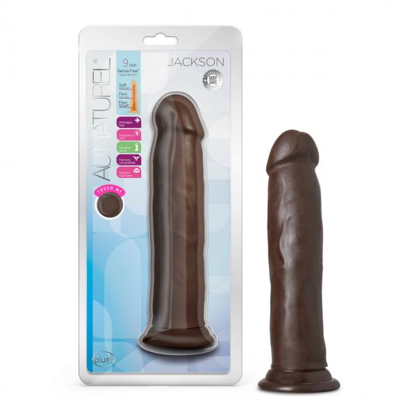 Au Naturel Jackson 9in Dong Chocolate - Click Image to Close