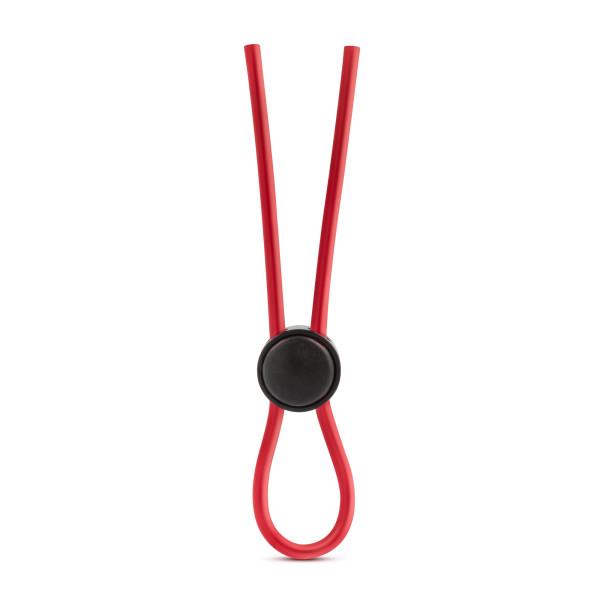 Stay Hard Silicone Loop Cock Ring Red - Click Image to Close