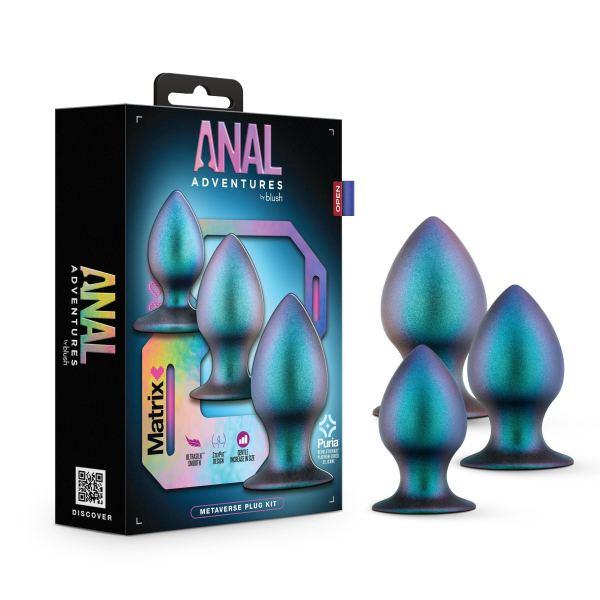 Anal Adventures Matrix Meta Verse Plug Kit Dark Milennia - Click Image to Close