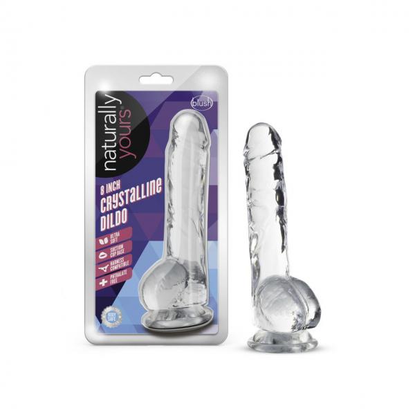 Naturally Yours 6in Diamond Crystalline Dildo - Click Image to Close