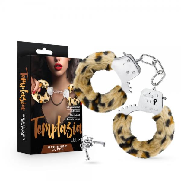 Temptasia Beginner Cuffs Leopard - Click Image to Close