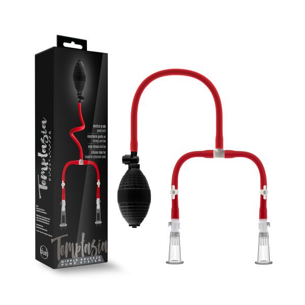 Temptasia Nipple Squeeze Pump System Black - Click Image to Close