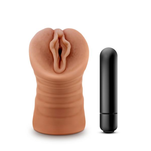 M For Men Sofia Mocha Tan Vagina Strokers