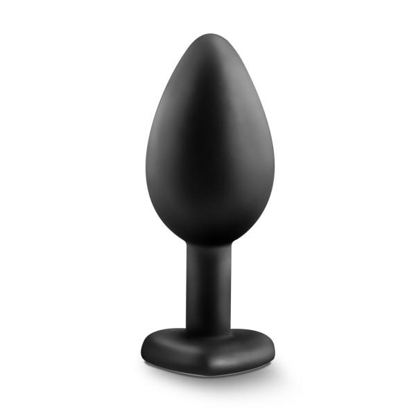 Temptasia Bling Plug Small Black - Click Image to Close