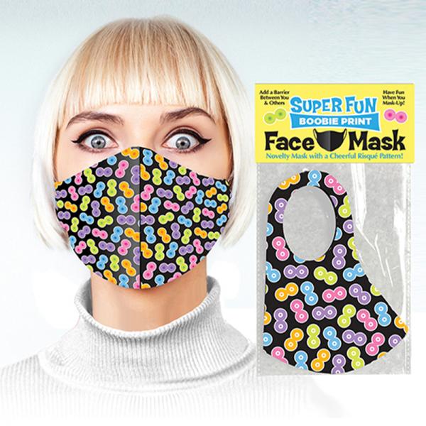 Super Fun Boob Face Mask - Click Image to Close