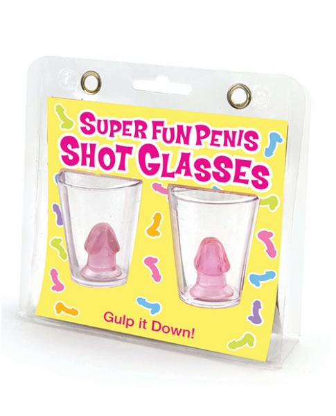 Super Fun Penis Shot Glasses 2ct