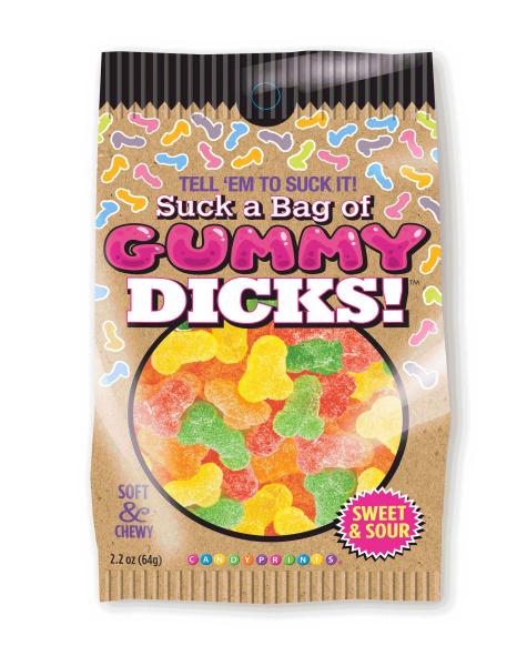 Suck A Bag Of Gummy Dicks 4 Oz - Click Image to Close