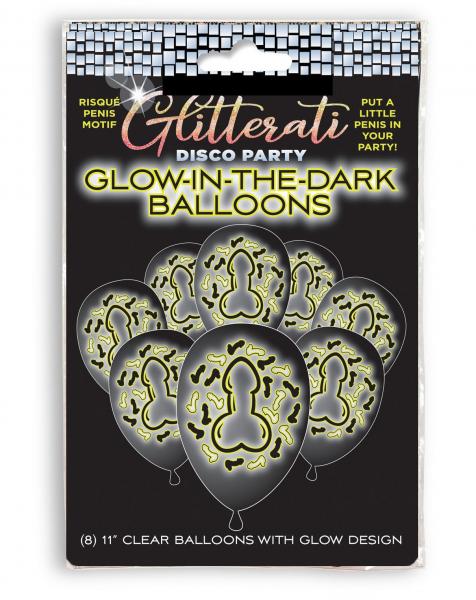 Glitterati Disco Glow Balloons