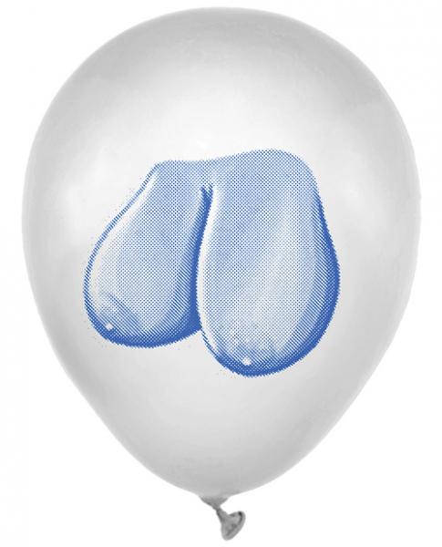 Mini Boobs Latex Balloons 8 Package - Click Image to Close