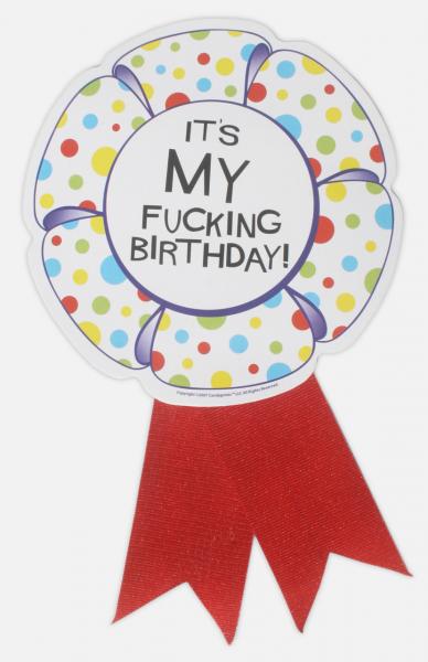 X Rated Birthday Ribbon - Click Image to Close