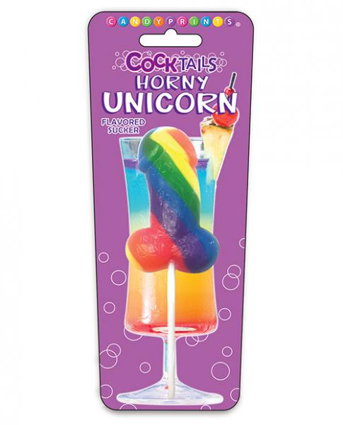 Horny Unicorn Cocktail Sucker Rainbow - Click Image to Close