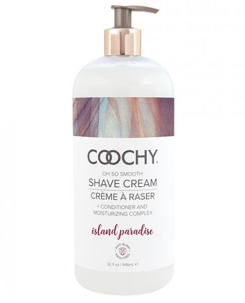 Coochy Shave Cream Island Paradise 32 oz - Click Image to Close