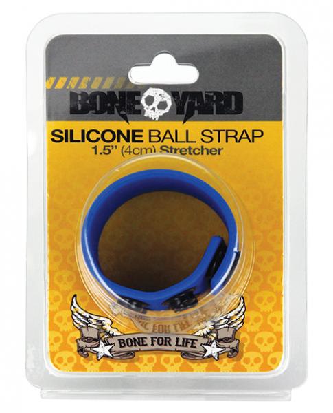 Boneyard Ball Strap Blue - Click Image to Close