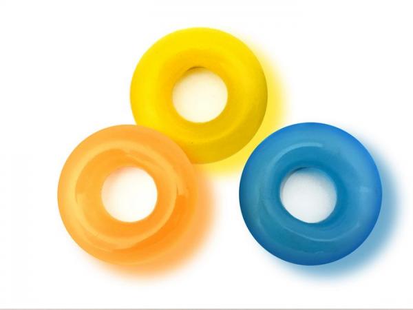 Rascal Toys The D-Ring Glow X3 3 Piece Donut Kit - Click Image to Close