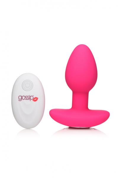 Gossip 10x Pop Rockers Plug W/ Remote Magenta - Click Image to Close