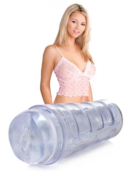 Mistress Deluxe Clear Pussy Stroker - Click Image to Close