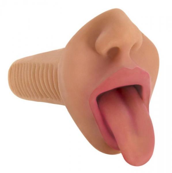 Mistress Selene Mouth Stroker Latte Tan - Click Image to Close