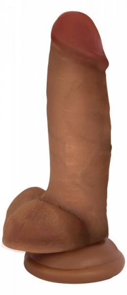 Jock Bareskin 7in Latte Dildo W/ Balls