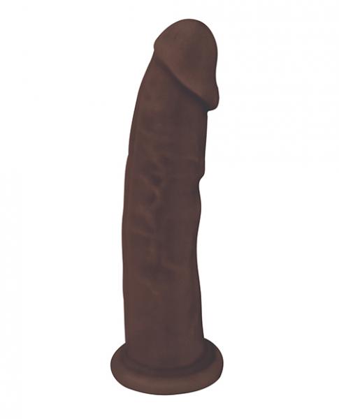 Fleshstixxx 6 inches Silicone Dildo No Balls Brown - Click Image to Close