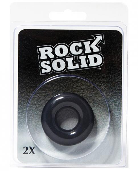 Rock Solid 2" Black Donut Ring - Click Image to Close