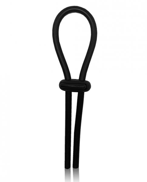 Rock Solid Lasso Single Adjustable Lock Black Cock Tie