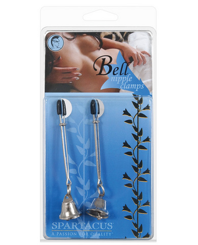 Adjustable tweezer nipple clamps w/bells