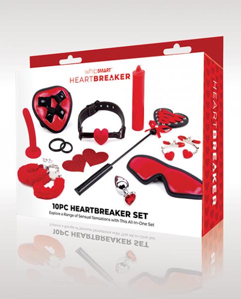 Whipsmart Heartbreaker 10 Pc Set - Black/red - Click Image to Close