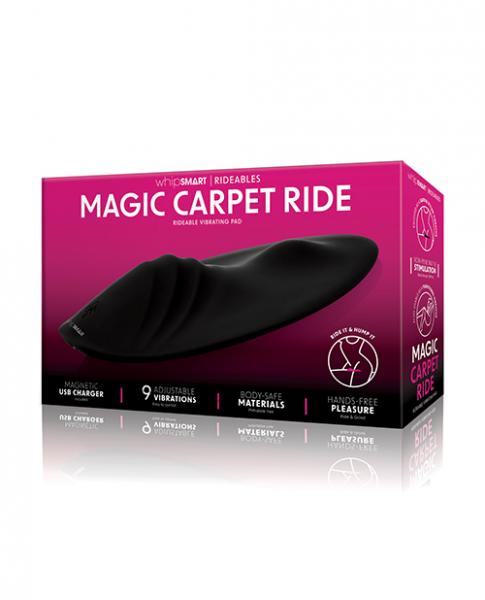 Whipsmart Rideables Magic Carpet Ride Vibrating Pad - Black - Click Image to Close