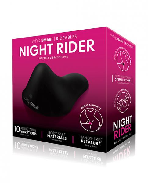 Whipsmart Rideables Night Rider Vibrating Pad - Black - Click Image to Close