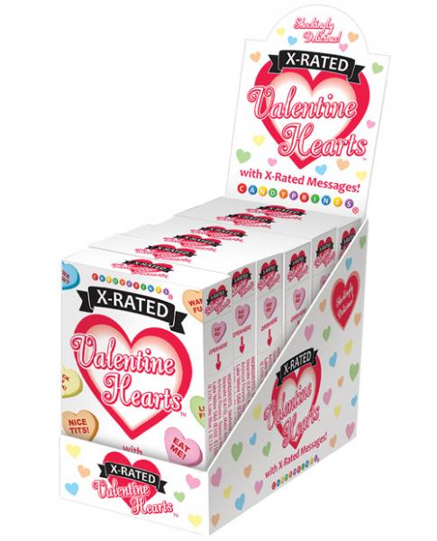 X-Rated Valentine Candy Display Of 6 1.6oz Boxes