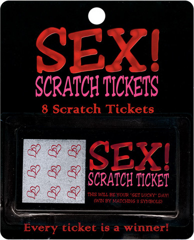 Sex! scratch tickets - Click Image to Close